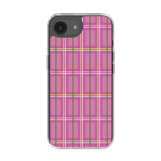 スリムプロテクションケース［ Tartan Check - Pink ］