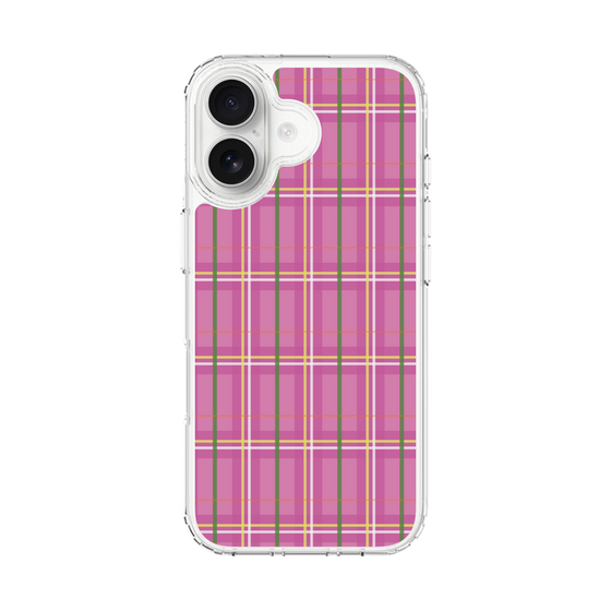 スリムプロテクションケース［ Tartan Check - Pink ］