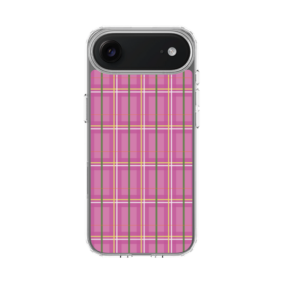 スリムプロテクションケース［ Tartan Check - Pink ］