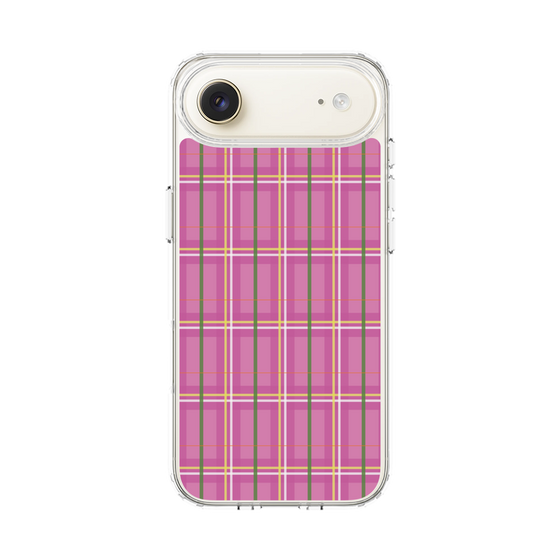 スリムプロテクションケース［ Tartan Check - Pink ］