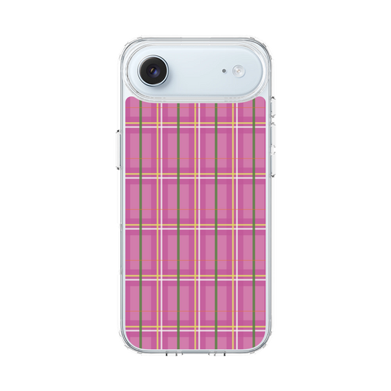 スリムプロテクションケース［ Tartan Check - Pink ］