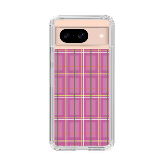 スリムプロテクションケース［ Tartan Check - Pink ］