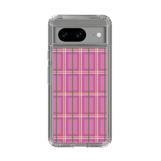 スリムプロテクションケース［ Tartan Check - Pink ］