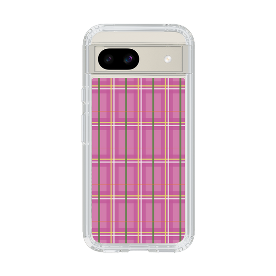 スリムプロテクションケース［ Tartan Check - Pink ］