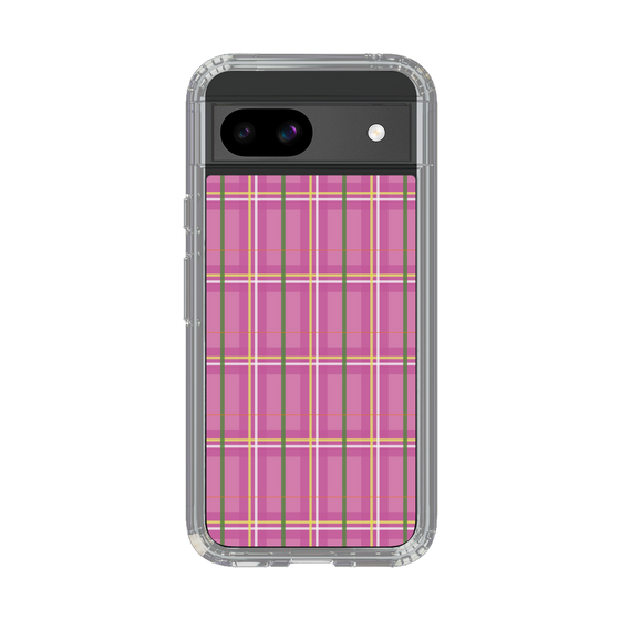 スリムプロテクションケース［ Tartan Check - Pink ］