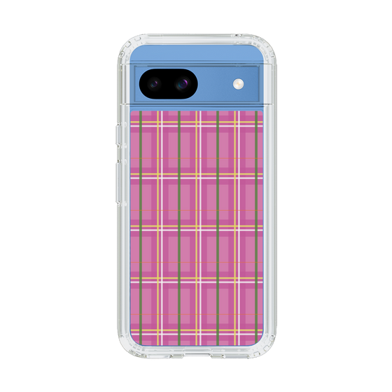 スリムプロテクションケース［ Tartan Check - Pink ］