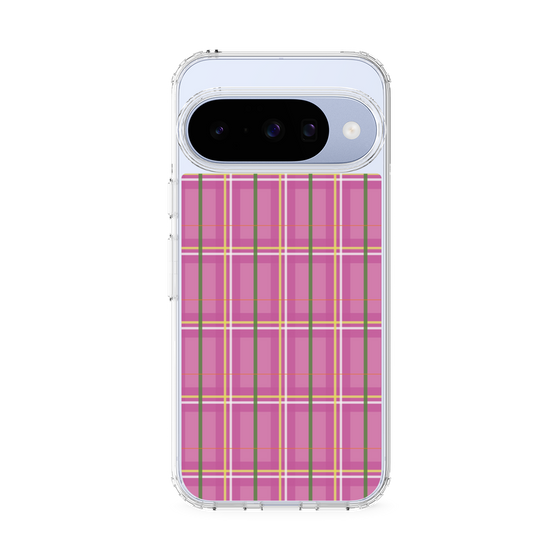 スリムプロテクションケース［ Tartan Check - Pink ］