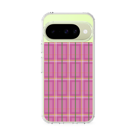 スリムプロテクションケース［ Tartan Check - Pink ］