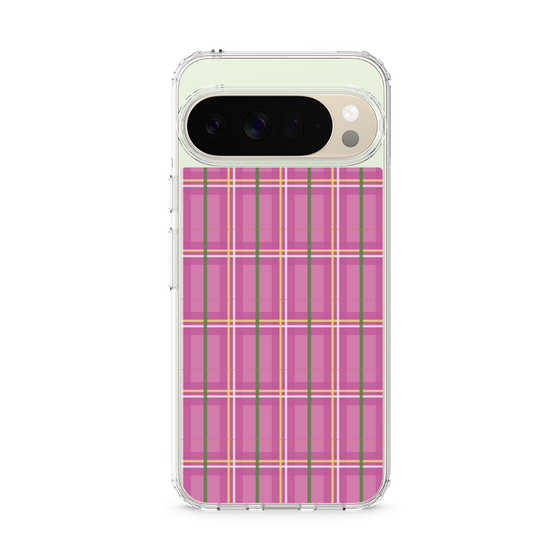 スリムプロテクションケース［ Tartan Check - Pink ］