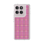 スリムプロテクションケース［ Tartan Check - Pink ］