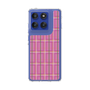 スリムプロテクションケース［ Tartan Check - Pink ］