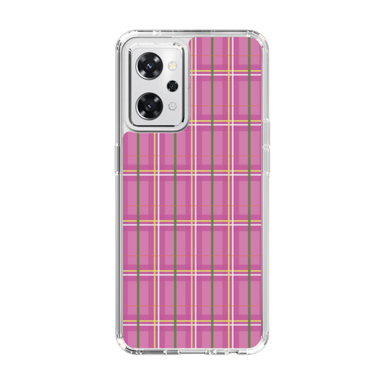 スリムプロテクションケース［ Tartan Check - Pink ］