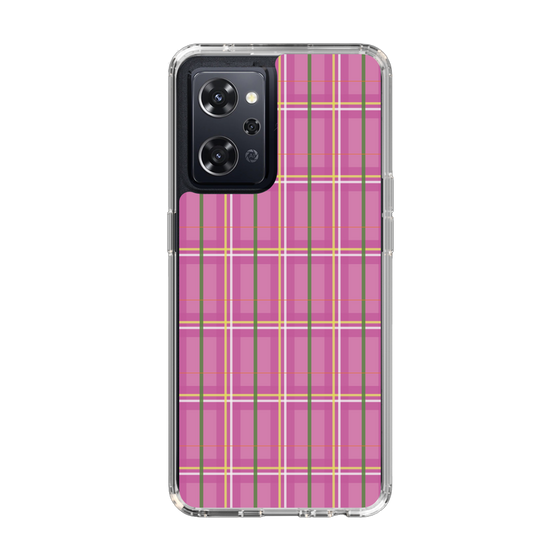 スリムプロテクションケース［ Tartan Check - Pink ］