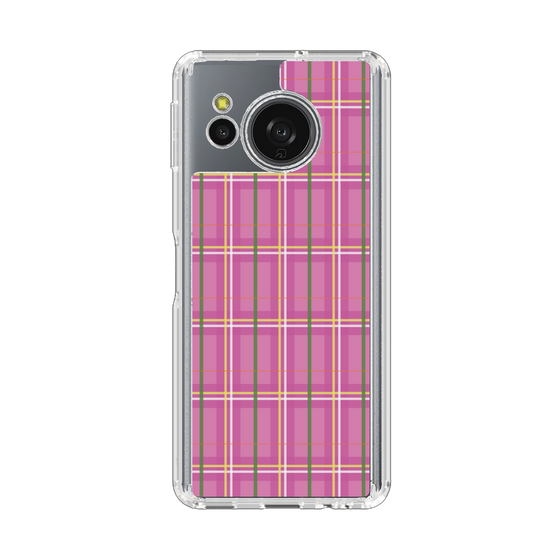 スリムプロテクションケース［ Tartan Check - Pink ］
