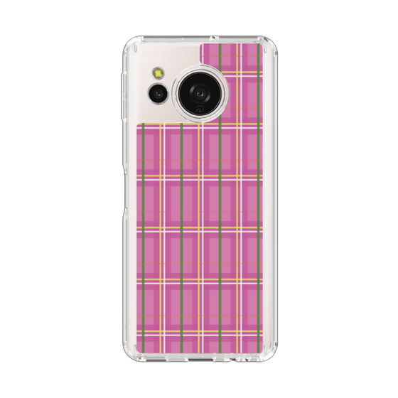 スリムプロテクションケース［ Tartan Check - Pink ］