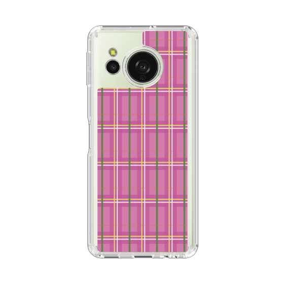 スリムプロテクションケース［ Tartan Check - Pink ］