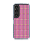 スリムプロテクションケース［ Tartan Check - Pink ］