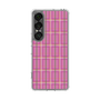 スリムプロテクションケース［ Tartan Check - Pink ］