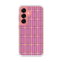 スリムプロテクションケース［ Tartan Check - Pink ］