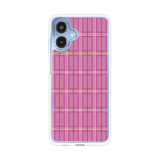 スリムプロテクションケース［ Tartan Check - Pink ］