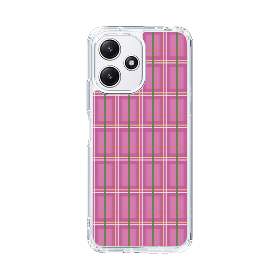 スリムプロテクションケース［ Tartan Check - Pink ］