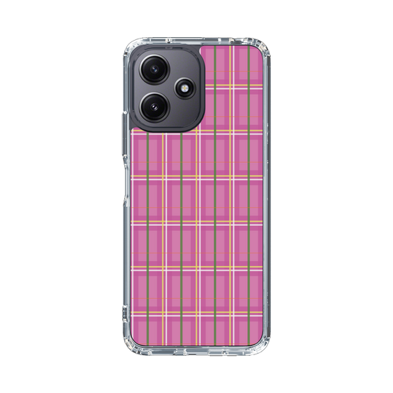 スリムプロテクションケース［ Tartan Check - Pink ］