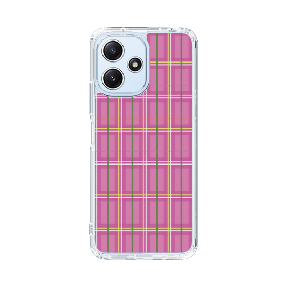 スリムプロテクションケース［ Tartan Check - Pink ］