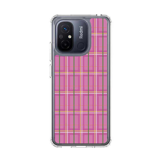 スリムプロテクションケース［ Tartan Check - Pink ］