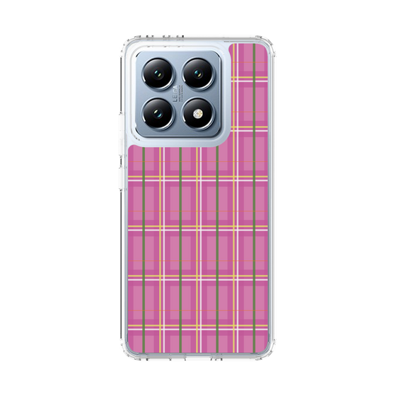 スリムプロテクションケース［ Tartan Check - Pink ］
