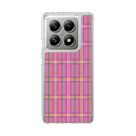 スリムプロテクションケース［ Tartan Check - Pink ］