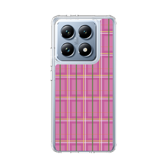 スリムプロテクションケース［ Tartan Check - Pink ］
