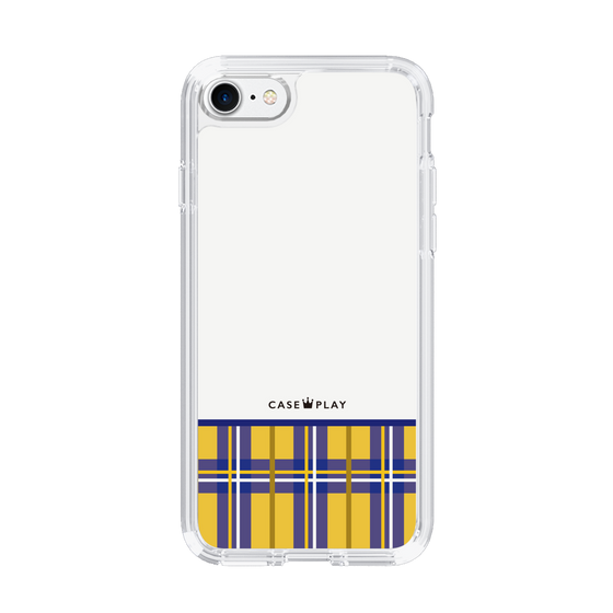 スリムプロテクションケース［ CASEPLAY Tartan Check - Yellow ］