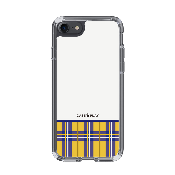 スリムプロテクションケース［ CASEPLAY Tartan Check - Yellow ］