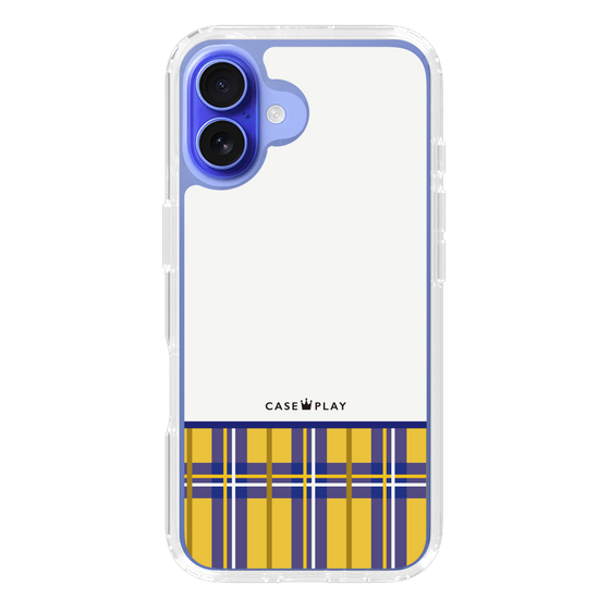 スリムプロテクションケース［ CASEPLAY Tartan Check - Yellow ］