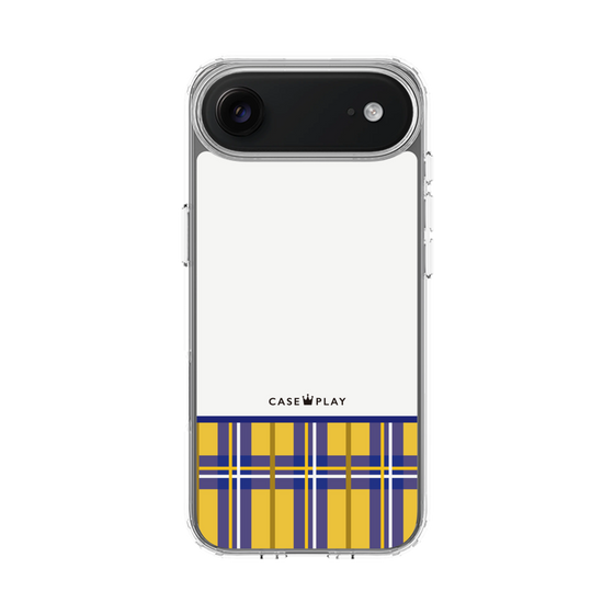 スリムプロテクションケース［ CASEPLAY Tartan Check - Yellow ］