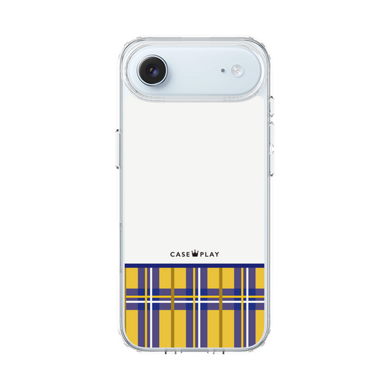 スリムプロテクションケース［ CASEPLAY Tartan Check - Yellow ］