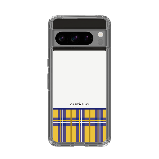 スリムプロテクションケース［ CASEPLAY Tartan Check - Yellow ］