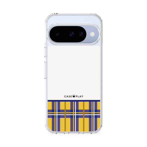 スリムプロテクションケース［ CASEPLAY Tartan Check - Yellow ］