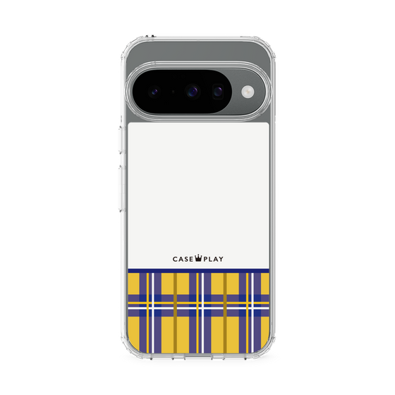 スリムプロテクションケース［ CASEPLAY Tartan Check - Yellow ］