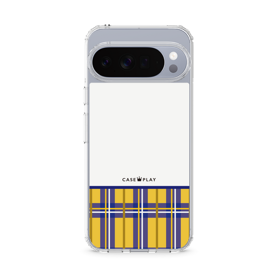 スリムプロテクションケース［ CASEPLAY Tartan Check - Yellow ］