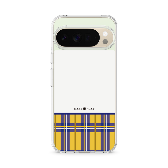 スリムプロテクションケース［ CASEPLAY Tartan Check - Yellow ］
