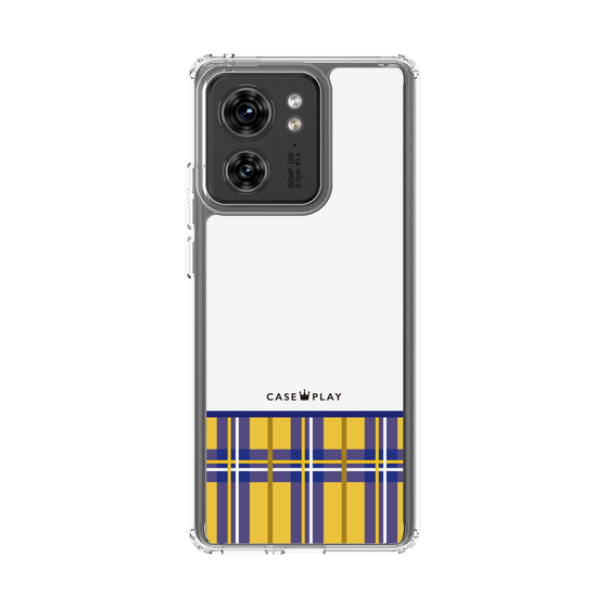 スリムプロテクションケース［ CASEPLAY Tartan Check - Yellow ］