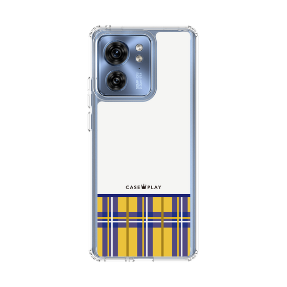 スリムプロテクションケース［ CASEPLAY Tartan Check - Yellow ］