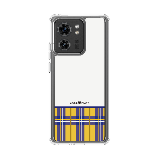 スリムプロテクションケース［ CASEPLAY Tartan Check - Yellow ］