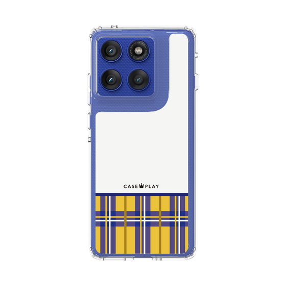 スリムプロテクションケース［ CASEPLAY Tartan Check - Yellow ］