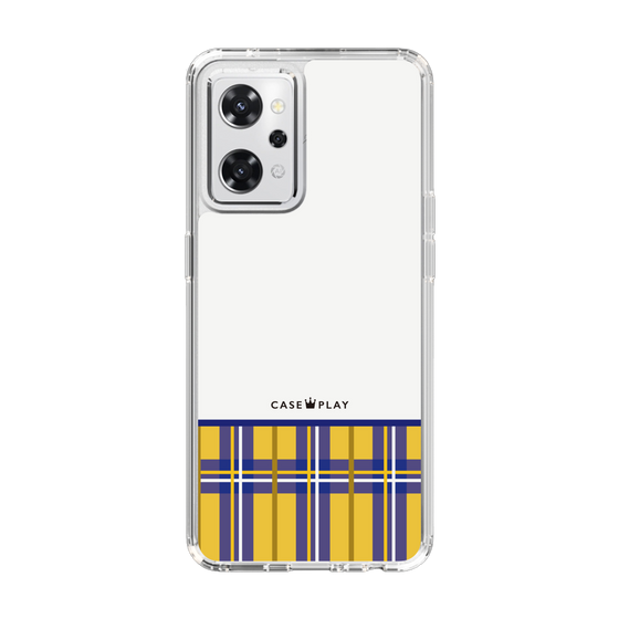 スリムプロテクションケース［ CASEPLAY Tartan Check - Yellow ］