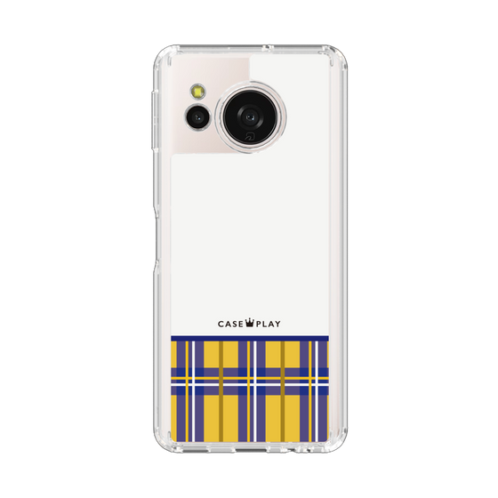 スリムプロテクションケース［ CASEPLAY Tartan Check - Yellow ］
