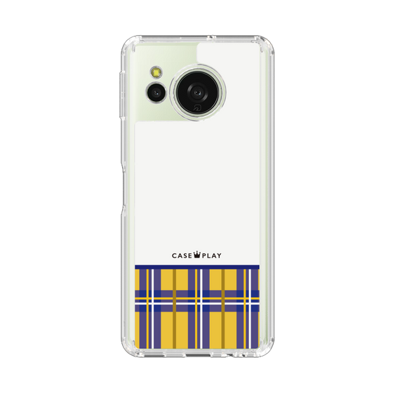 スリムプロテクションケース［ CASEPLAY Tartan Check - Yellow ］