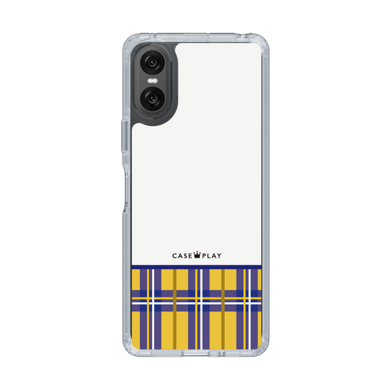 スリムプロテクションケース［ CASEPLAY Tartan Check - Yellow ］