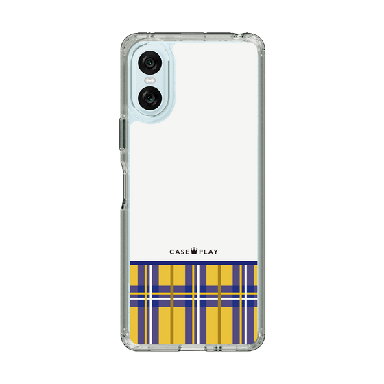 スリムプロテクションケース［ CASEPLAY Tartan Check - Yellow ］